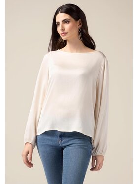 Oltre Oltre Blusa 2464R003023N021 Bianco Regular Fit