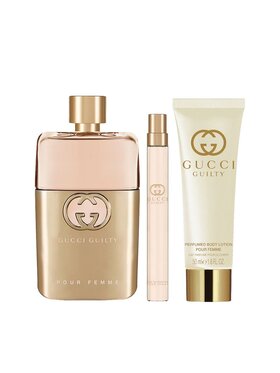 Gucci Gucci Gucci Guilty Pour Femme 90ml woda perfumowana+10ml woda perfumowana+50ml balsam do ciała Woda perfumowana