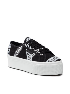 Superga Superga Kedai 2790 Lettering Tape Jellysole S41161W Juoda