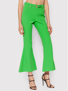 Versace Jeans Couture Versace Jeans Couture Текстилни панталони Flared 71HAA111 Зелен Regular Fit