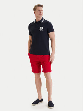 Tommy Hilfiger Tommy Hilfiger Auduma šorti Denton MW0MW42349 Sarkans Slim Fit