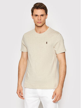 Polo Ralph Lauren Polo Ralph Lauren T-shirt 710671438203 Bež Slim Fit