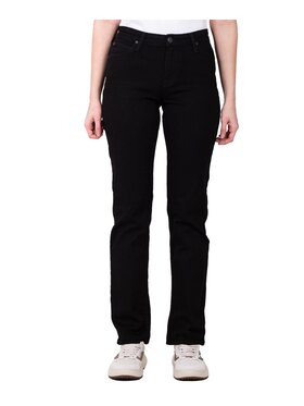 Lee Lee Jeansy 112139764 Czarny Straight Leg