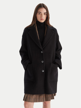 MAX&Co. MAX&Co. Vuneni kaput 2526016023200 Crna Regular Fit