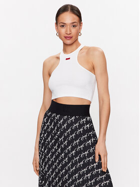 Hugo Hugo Top Danola 50486526 Bílá Slim Fit