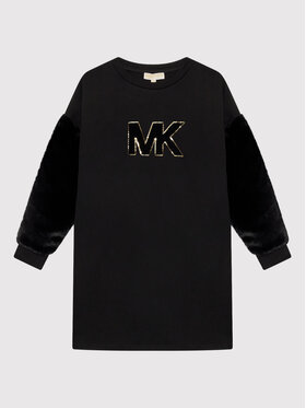 MICHAEL KORS KIDS MICHAEL KORS KIDS Ежедневна рокля R12121 S Черен Regular Fit