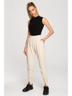 Made of Emotion Made of Emotion Pantaloni da tuta M692 Beige Active Fit