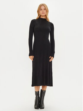 MAX&Co. MAX&Co. Trikotažinė suknelė 2426326013200 Juoda Slim Fit