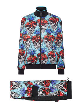 PHILIPP PLEIN PHILIPP PLEIN Komplet top i spodnie 2771 Turkusowy Regular Fit