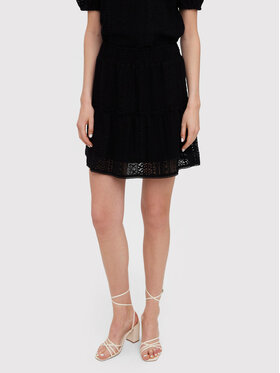 Vero Moda Vero Moda Spódnica trapezowa Honey 10272488 Czarny Regular Fit