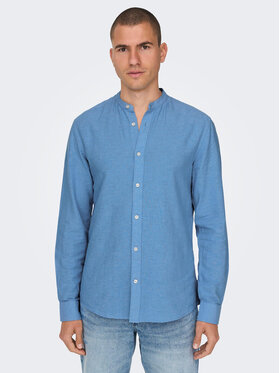 Only & Sons Only & Sons Cămașă 22019173 Albastru Slim Fit