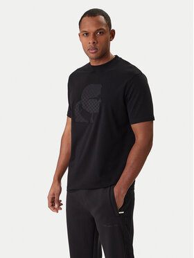 KARL LAGERFELD KARL LAGERFELD Póló 755055 561221 Fekete Regular Fit