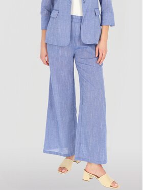 Perso Perso Dámské kalhoty PTE252689F Modrá Regular Fit