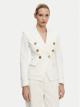 Balmain Balmain Піджак DF1SG170DB69 Білий Slim Fit
