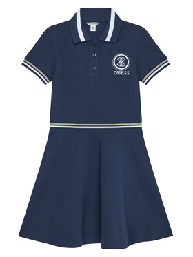 Guess Guess Kleid für den Alltag J6RK10 K7064 Dunkelblau Regular Fit