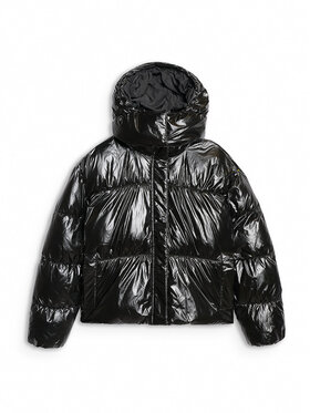 4F 4F Kurtka puchowa URBAN COMMUTER Czarny Oversize