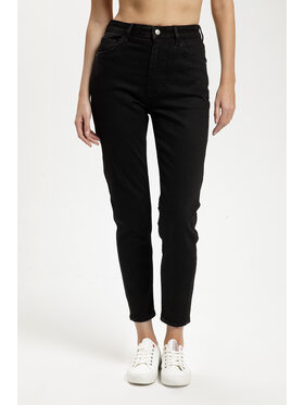 Cross Jeans Cross Jeans Jeansy N 432-077 Czarny Mom Fit