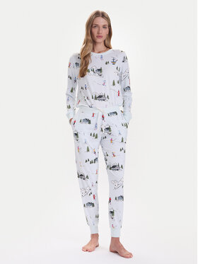 Kate Spade Kate Spade Piżama KSI92765F Błękitny Regular Fit