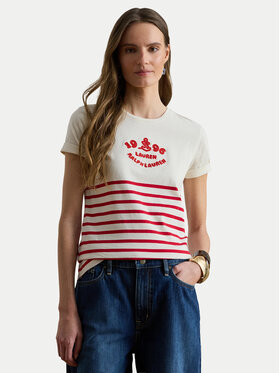 LAUREN RALPH LAUREN LAUREN RALPH LAUREN Póló 200B21056002 Ekru Relaxed Fit