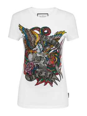 PHILIPP PLEIN PHILIPP PLEIN T-shirt 14903 Bianco Regular Fit