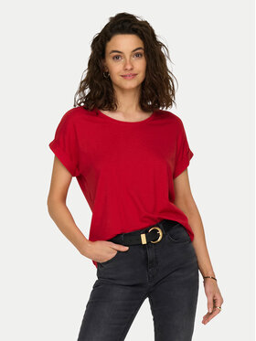 ONLY ONLY Póló Moster 15106662 Piros Regular Fit