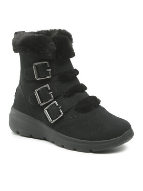 Skechers Skechers Botki Buckle Up 144154/BBK Czarny