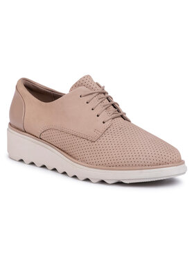 Clarks Clarks Oxfordy Sharon Crystal 261476314 Béžová