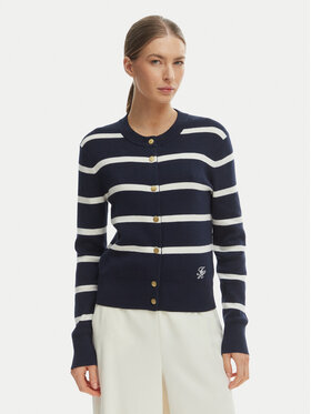 Tommy Hilfiger Tommy Hilfiger Kardigan WW0WW49617 Tmavomodrá Regular Fit