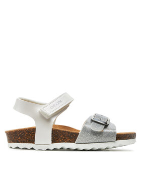 Geox Geox Basutės B Sandal Chalki Girl B922RA 0NFKC C0007 S Balta