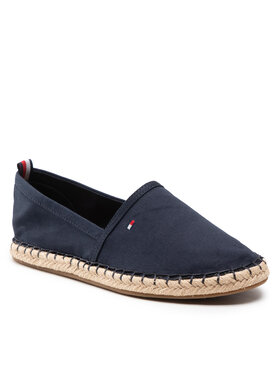 Tommy Hilfiger Tommy Hilfiger Espadrilės Basic Tommy Flat Espadrille FW0FW06497 Tamsiai mėlyna