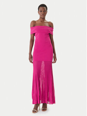 MICHAEL Michael Kors MICHAEL Michael Kors Плетена рокля MS683HGBFD Розов Slim Fit