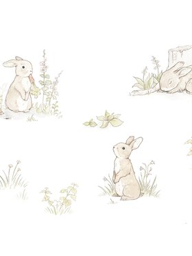 Dekornik Dekornik Tapeta Rabbit Day Classic Różowy