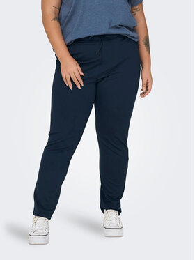 ONLY Carmakoma ONLY Carmakoma Stoffhose Goldtrash 15174938 Blau Regular Fit