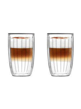 Vialli Design Vialli Design Komplet szklanek KOMPLET 2-SZKLANEK WYSOKICH 350ML TULIP Przezroczysty