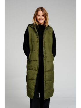 TeeShoppen TeeShoppen Kamizelka 'Basic Collection' Zielony Regular Fit