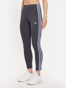 adidas adidas Tamprės Essentials 3-Stripes High-Waisted Single Jersey Leggings IL3310 Pilka