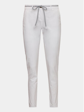 Tatuum Tatuum Текстилни панталони Hino 1 T2307.140 Бял Slim Fit