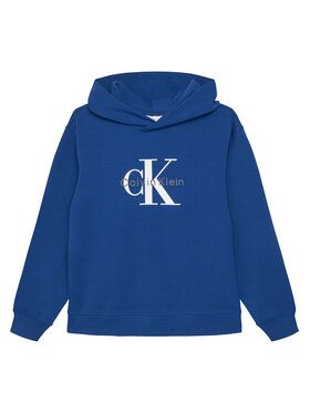 Calvin Klein Jeans Calvin Klein Jeans Mikina Light Monologo IB0IB02615 Modrá Regular Fit