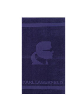 KARL LAGERFELD KARL LAGERFELD Ręcznik KL18TW01 | Beach Towel Granatowy