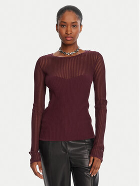 Patrizia Pepe Patrizia Pepe Džemper 8K0305/K143-M536 Tamnocrvena Regular Fit