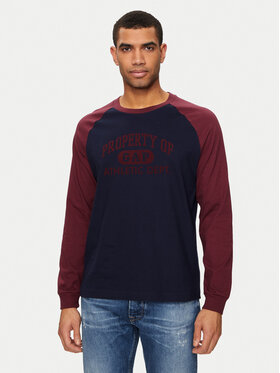 Gap Gap Longsleeve 765764-02 Bleumarin Regular Fit