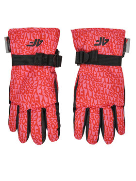 4F 4F Guanti da sci 4FJWAW24AFGLF127 Rosa
