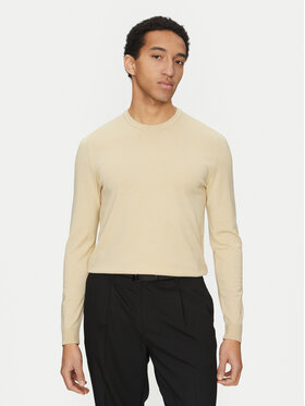 HUGO HUGO Sweter San Cody 50532074 Beżowy Slim Fit