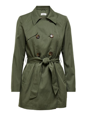 ONLY Trench 15191821 Zelena Regular Fit