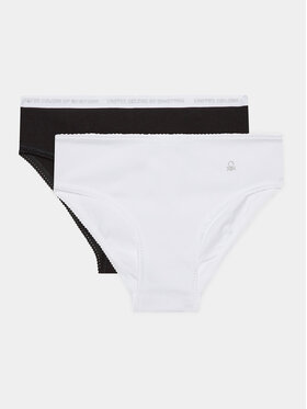 United Colors Of Benetton United Colors Of Benetton 2er-Set Damenslips 3MC10S1BF Bunt