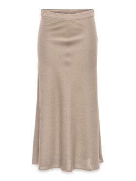 ONLY ONLY Φούστα midi Goa 15363690 Μπεζ Regular Fit