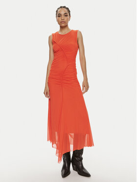 Gestuz Gestuz Kleid für den Alltag Messi 10909133 Orange Slim Fit