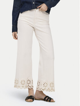 ONLY ONLY Jeansy Madison 15372378 Krémová Straight Leg