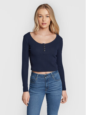 Brave Soul Brave Soul Bluza LLT-544ERIN Mornarsko modra Regular Fit