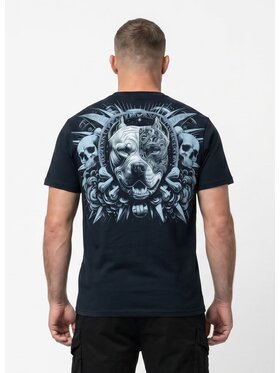 PITBULL PITBULL T-Shirt PITBULL WORLD Granatowy Regular Fit